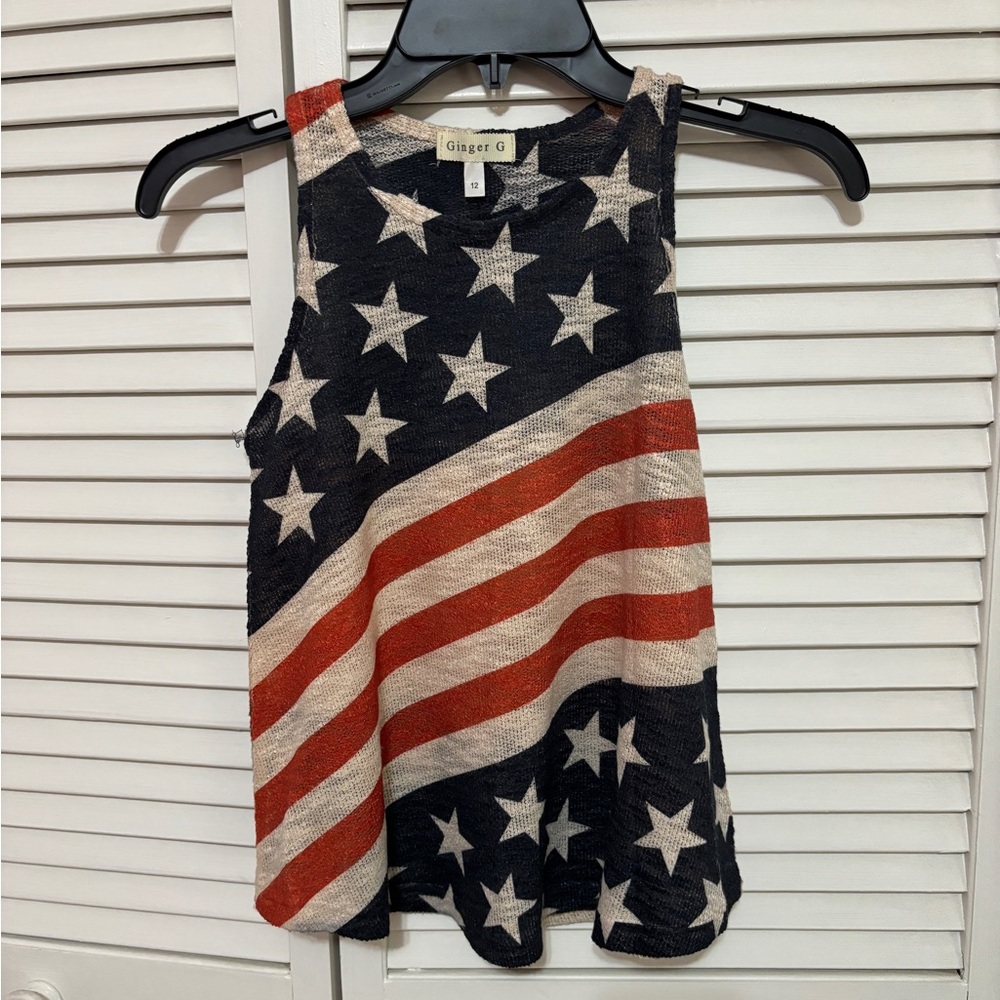 Ginger G Flag Tank Top - 12